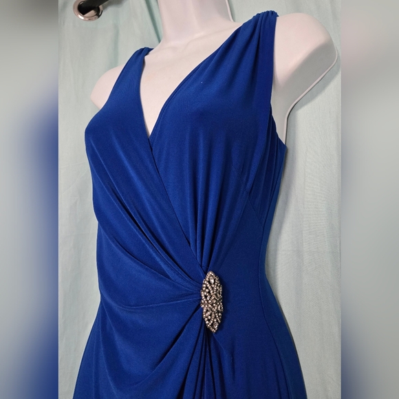 Ralph Lauren Royal Blue Evening Gown - Picture 3 of 6